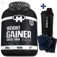 Mammut Weight Gainer Crash 5000 Masseaufbau Hardgainer 4500 g + Whey
