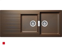 Schock Signus D-200 A Vintage Granit-Spüle Braun Küchenspüle Einbauspüle Auflage