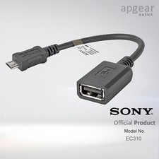 Original Genuine Sony EC310 Micro USB to USB Adapter OTG Cable for Xperia Z Z1