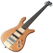 Warwick Rockbass Streamer NT 1 5-String Electric Bass Guitar Natural High Polish