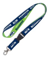 Seattle Seahawks Lanyard Schlüsselband,NFL Football Keyholder,55 cm,Neu