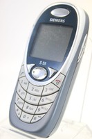Siemens S55 Silber/Blau (Ohne Simlock) Rechnung - stark gebraucht - (L17)