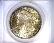 Ms64 Anacs Beautifully Toned 1904O Morgan Silver Dollar U.S. Coin 1904 O
