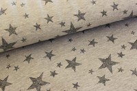 Glitzersweat Sweat Vintage marine nähen Stoff Handmade Jacke 