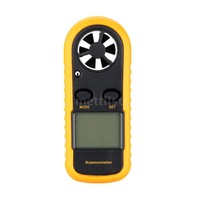 Digitale Handheld Anemometer Wind Speed Geschwindigkeit Meter Thermomoter D2F0