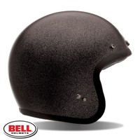 Bell Street Custom 500 Open Face Scooter Motorcycle Helmet (Solid Black Flake)