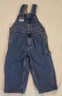 Oshkosh Toddler Blue Jean Overalls Heavy Duty Front Zipper Size 2T
