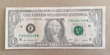 Series 2009 $1 Insufficient Inking Error Note (1145M)