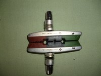 1 Paar V-Brake Cartridge si  Bremsschuhe 3 farbig Promax