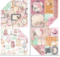 BoBunny Madeleine Double-Sided Cardstock 12X12" verschied. Motive I 30,5 cm