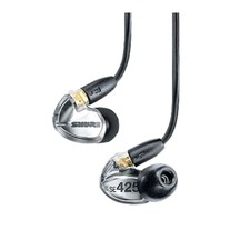Shure SE425 V Sound Isolating In-Ear Headphones Live Earphones Metallic Silver