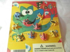 Frogz Frogs Gumball Vending Machine Prize Display Board Toys Header Card