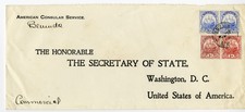 Bermuda Cover American Consul Service to the Secretary of State