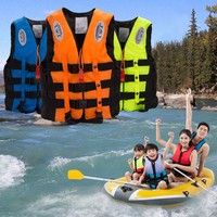 Kinder Erwachsene Herren Damen ISO Rettungsweste Schwimmweste Life Jacket Pfeife