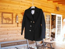 US Navy Issue WOMENS Peacoat Size 14 long WITH FREE SHIPPING