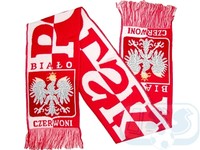 SZPOL01: Polen Schal - Fanschal - POLSKA