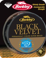 AB 10m BERKLEY BLACK VELVET -DURCHMESSER/TRAGKRAFT WÄHLBAR- GEFLOCHTENE SCHNUR 