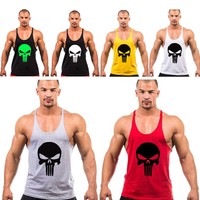 Herren Sport Fitness Tank Bodybuilding Stringer Training Weste Eignung oberteile