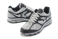Nike Air Max 2012 Grey Black White Men's Running Shoes Size 10 Brand New