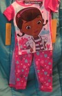 NEW NWT girl sz 4T sleepwear lot 2 sets of 2 pc SOPHIA Doc M snug fit pajamas pj