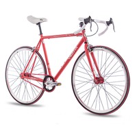 28" Zoll FIXIE RENNRAD FAHRRAD CHRISSON FG ROAD 1.0 FIXED GEAR SINGLE SPEED rot