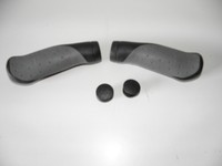 Lenkergriffe Fahrradgriffe Komfortgriff mit ergonomischer Form, 135/135mm #