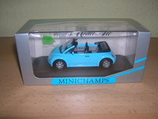 minichamps 1 43 volkswagen concept car cabriolet - 1994 - blue minichamps 1 43 volkswagen concept car cabriolet - 1994 - blue