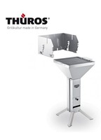 THÜROS Toronto + Windansteckblech Edelstahlgrill Bratwurstgrill Kaminzug_grill 