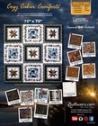 Judy Niemeyer COZY CABIN COMFORTS Foundation Paper Pieced Quilt Pattern 72"x72"