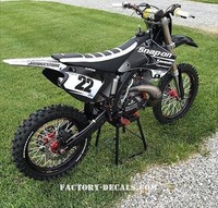 Kawasaki Full Plastics and Snap On Graphics KXF KX 125 250 450 1995-present