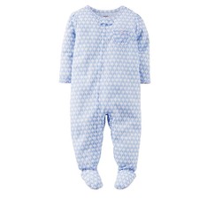 Carter's Toddler Girl Geometric Footed Pajamas Sleeper - 5T -NEW - FREE SHIPPING