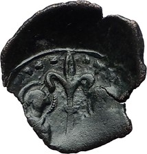 Empire of Thessalonica John Comnenus-Ducas Fleur-De-Lis Byzantine Coin i59510