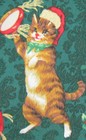Hoffman Fabric-CATS(kittens) Christmas Party! By the Yard