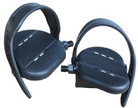 OBC Heimtrainerpedale 1/2" mit Riemen Pedale für Heimtrainer wartungsfrei Pedal