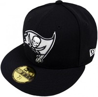 New Era NFL Tampa Bay Buccaneers Black White 59fifty Fitted Cap Limited Edition