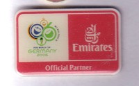 Fussball WM 2006 Emirates Sponsoren Pin !!