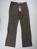 00642 Damen Hose Stoff QS by S.Oliver Mona W32 in cm L36 grün 0274