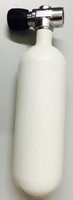 Tauchflasche 1Liter 200bar komplett mit Standard-Druckluftventil