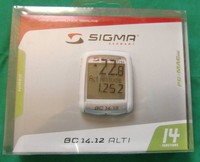 Fahrrad Tachometer Bike Computer Topline Sigma BC 14.12 Alti wasserdicht NEU+OVP