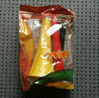 Fußball EM Tröte  VUVUZELA  62 cm !  Deutschland  schwarz rot gold     Neu & OVP