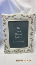 1 Lenox Portrait Gallery Picture Frame fits 5" x 7" photo 25th Anniversary used