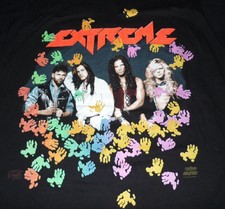 Extreme Rare Vtg Get The Funk Out! 1991 Concert Tour Shirt! Nuno Bettencourt