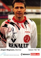 Jürgen Wegmann RW Essen FC Bayern München Schalke Dortmund Duisburg Mainz DFB