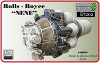    KARAYA 1/72 British Rolls-Royce NENE engine for Meteor - re-edition   