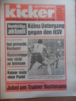 KICKER 71 - 4.9. 1980 * Köln-HSV 0:3 Bayern-Schalke 5:1 Nürnberg-VfL Bochum 0:2