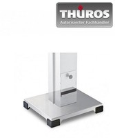 Edelstahlplattenfuß für THÜROS Toronto + Thüros II Edelstahlfuss Fuß Platte NEU