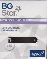 BG Star Blutzuckerteststreifen 50 Sensoren neu+OVP v. med. Fachhändler