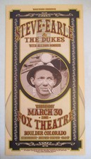 March 30 2005 Tour Poster Steve Earl & The Dukes W/Allison Moorer Fox Theatre Co