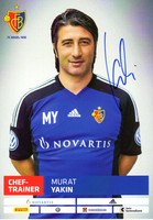Murat Yakin FC Basel 2013/14 handsignierte Autogrammkarte 13/14
