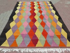 Anatolian Turkish Antalya Nomads Kilim 72,8" x 107" Area Rug Kelim Carpet